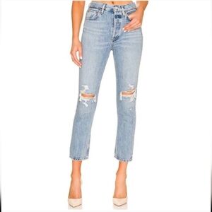 Agolde Riley Hi Rise Straight Crop 28